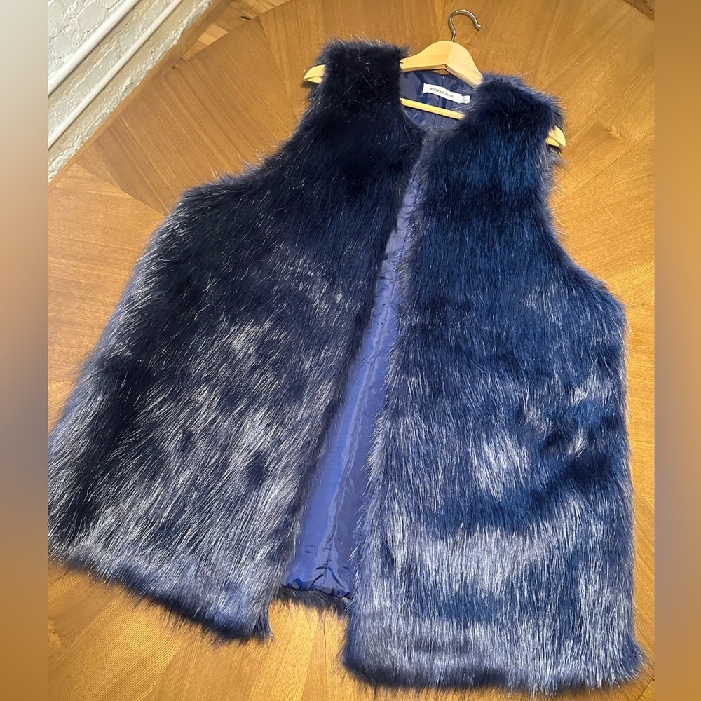 JustFab | Faux Fur Vest w/ Pockets